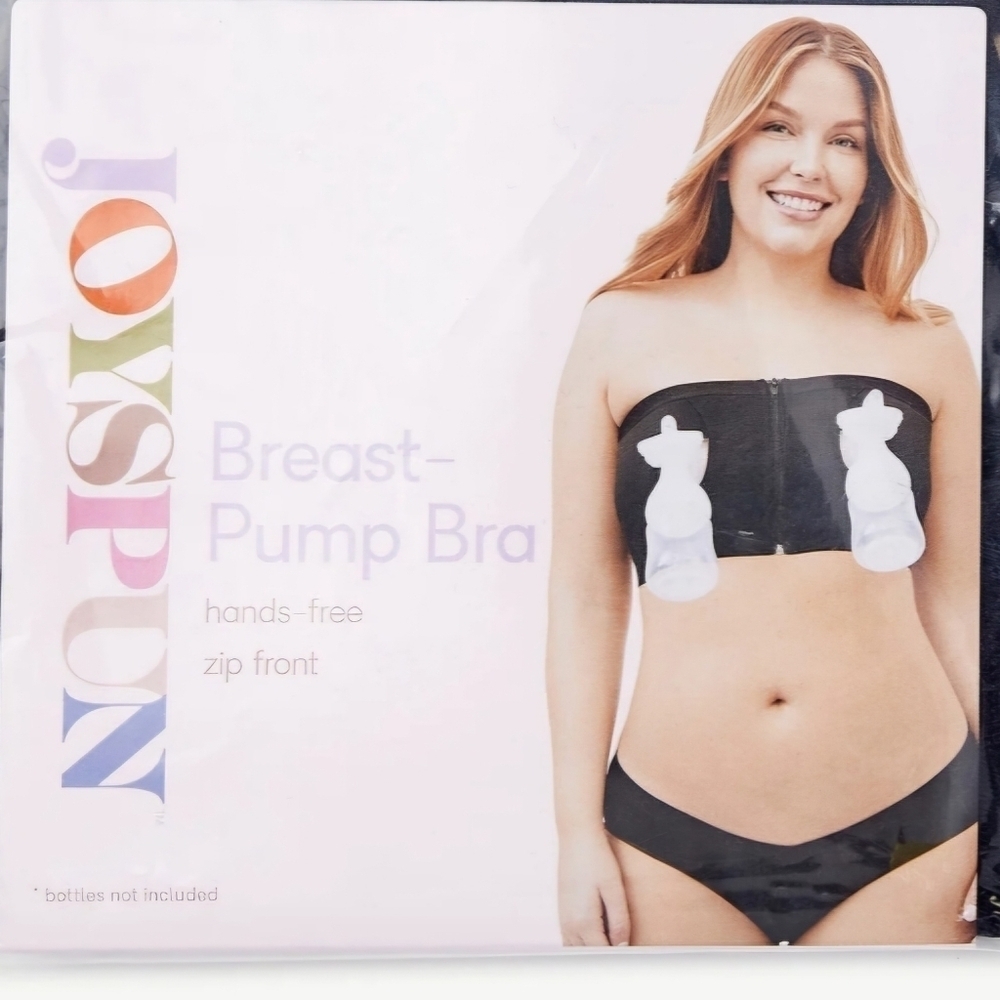 Joyspun Women's Maternity Hands-Free Nursing Pumping Bandeau Bra New